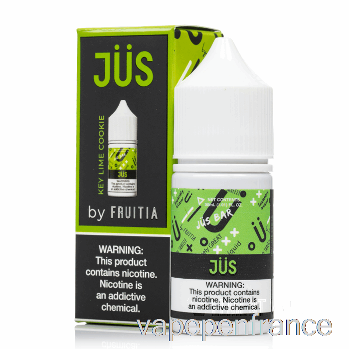 Biscuit Au Citron Vert - Sels De Jus - Stylo Vape 30 Ml 50 Mg